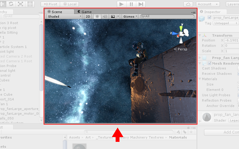 The Scene Windows of Unity