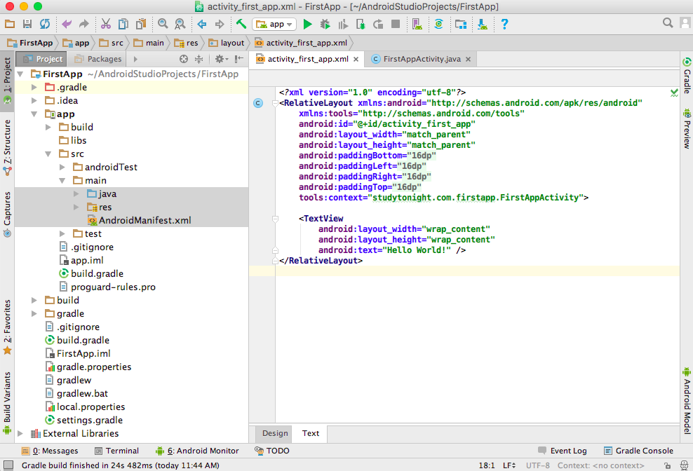 Package Structure in Android