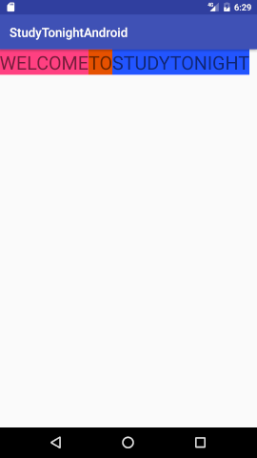 Horizontal Linear Layout in Android