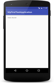 Running First Android Application
