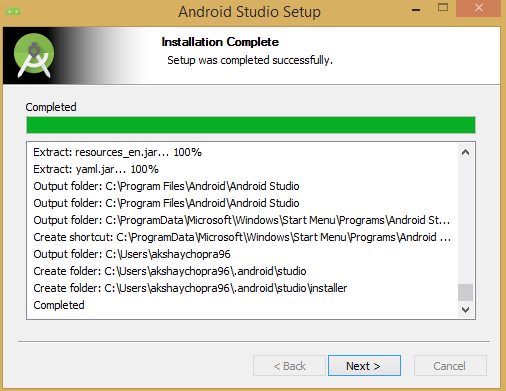 Setup Android Development Environment