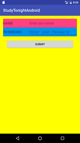 Table Layout in Android