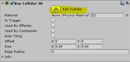 Handling Collisions of GameObject using Colliders