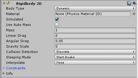 Handling Collisions of GameObject using Colliders