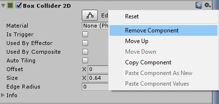 Handling Collisions of GameObject using Colliders