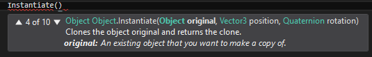 More Complicated Instantiation