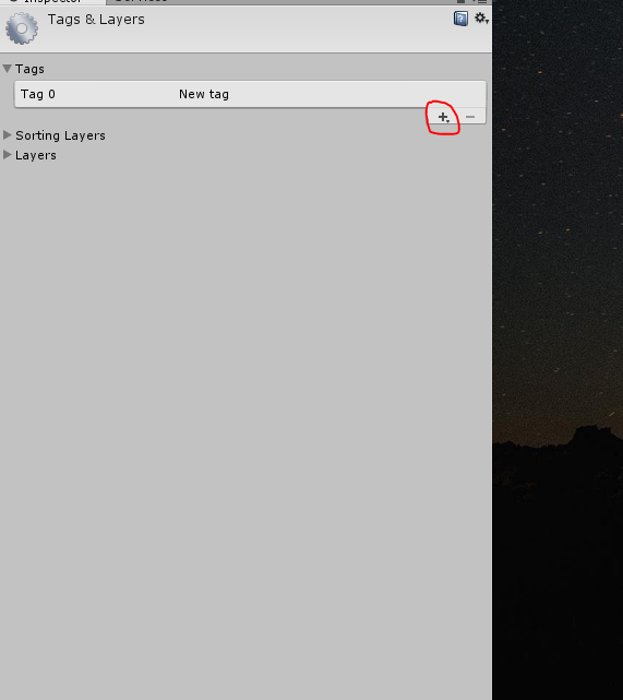 Add custom tags for game objects in unity