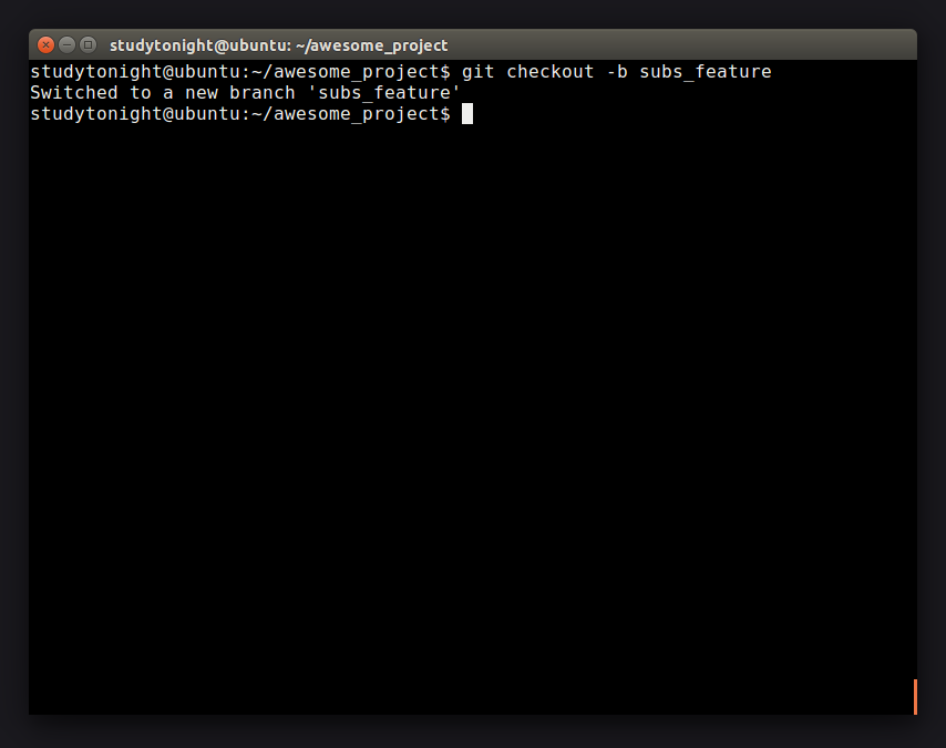 Switching to a different branch in Git