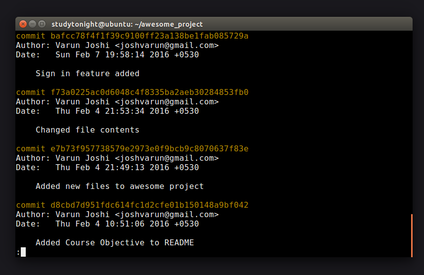 Merging Branches in GIT