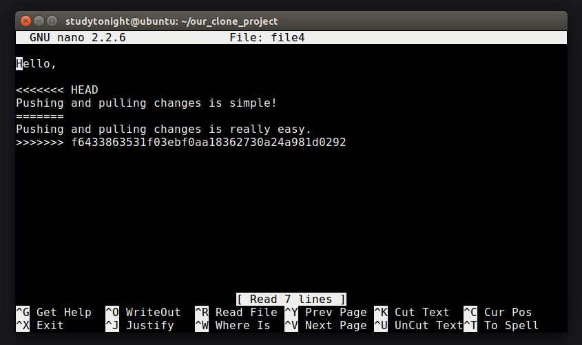 Pushing and Pulling in GIT