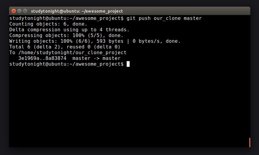 Pushing and Pulling in GIT