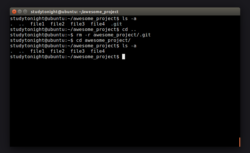 Deleting Git Repositories