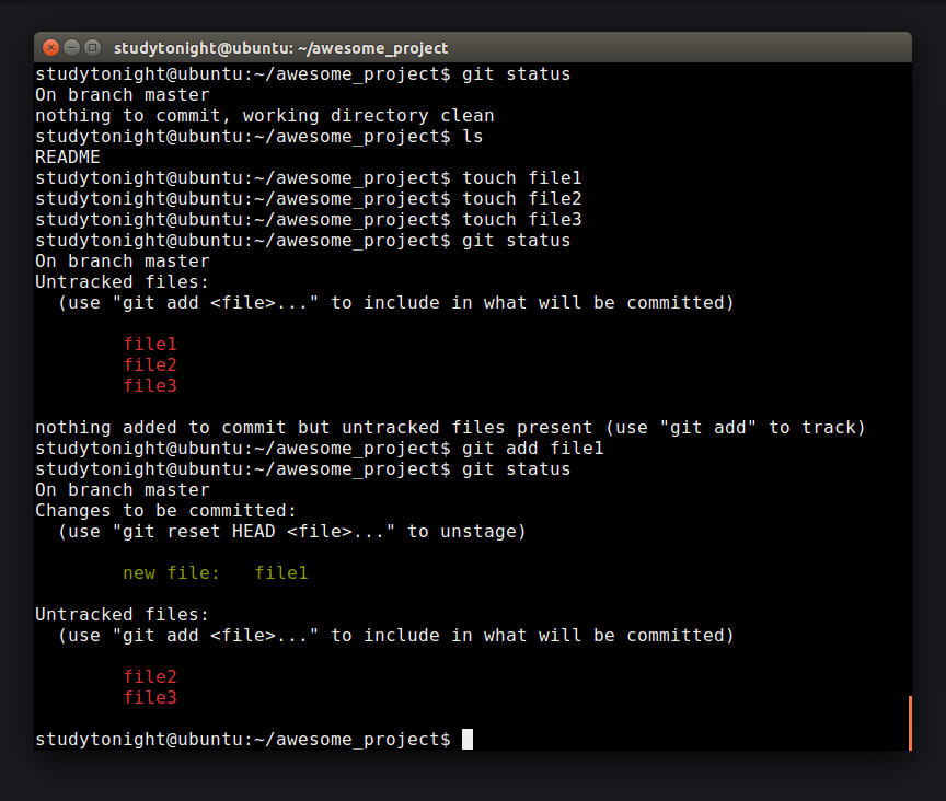Staging Area in GIT