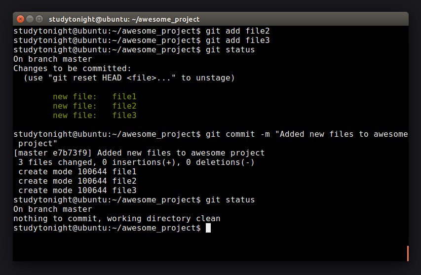 Staging Area in GIT
