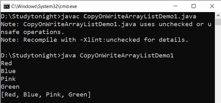 copywritearray-list-example