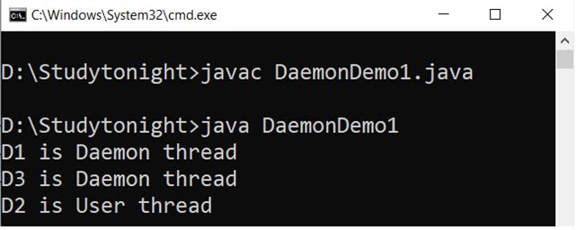 deamon-thread-example