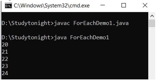 for-each-loop