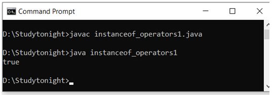 instance of operator example