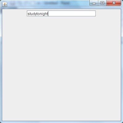 jtextfield example