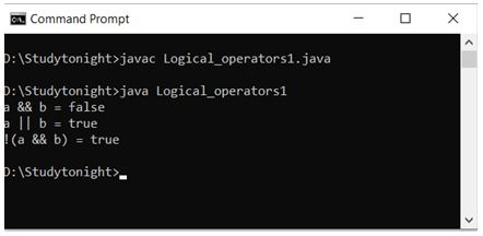 Logical Operator Example