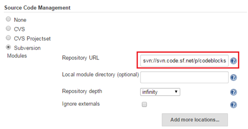 Configuring SCM