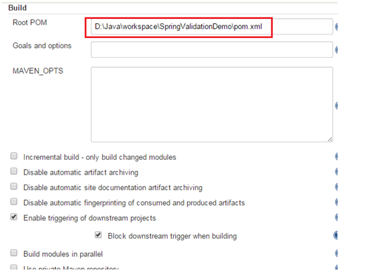 Configuring Maven