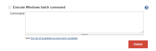 Configuring Post Build activities