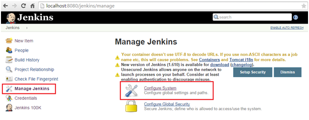 Configuring JDK in Jenkins