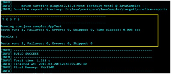 Build and Test Maven Project