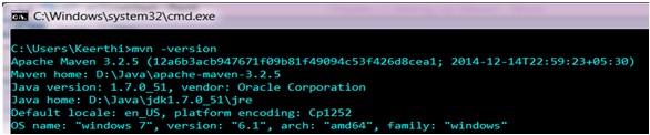 Checking Whether Maven is installed Successfully or not