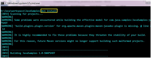 Generating Javadocs in Maven