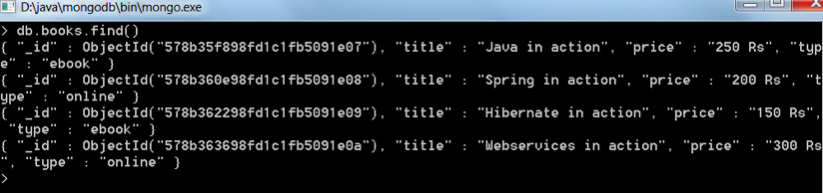 Aggregation in MongoDB