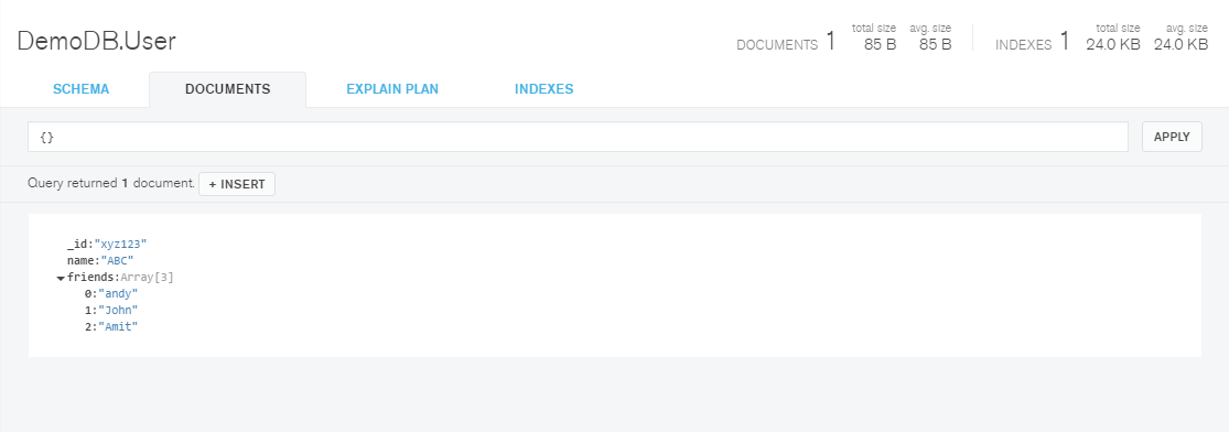 Data Updation in MongoDB