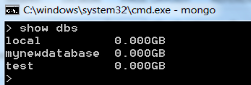 List all Databases in MongoDB