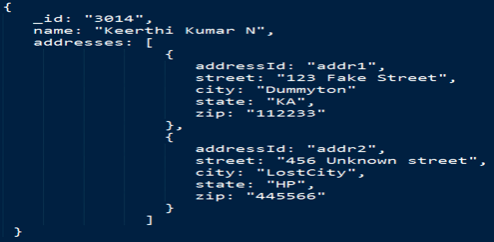 One to Many Relationship in MongoDB documents