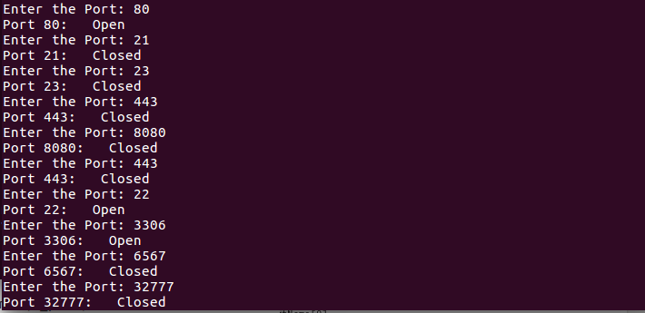 Building a Port Scanner