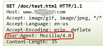 Changing browser's User Agent