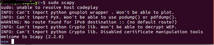 Introduction to Scapy