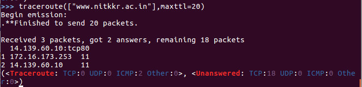 Introduction to Scapy