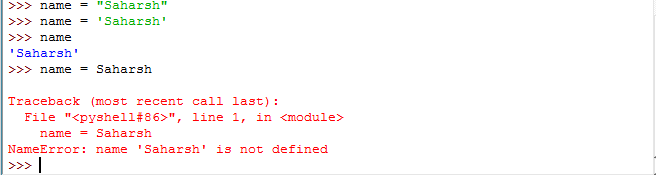 Variables in Python
