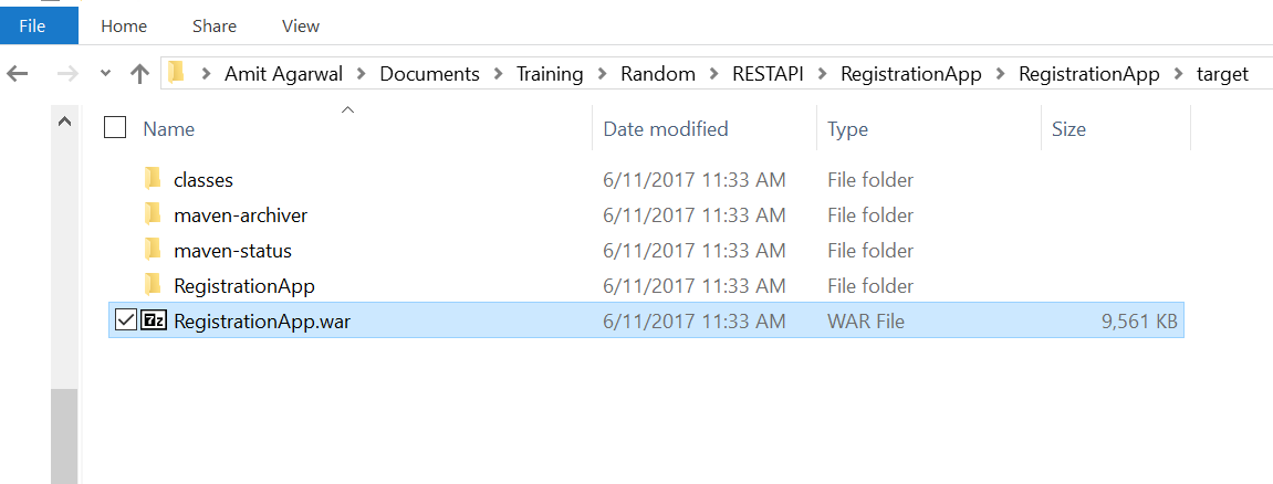 Creating the Resources