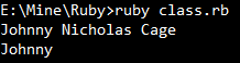 Accessing the attributes of a class