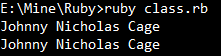 Accessing the attributes of a class