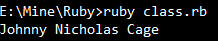 Creating a class & objects in Ruby