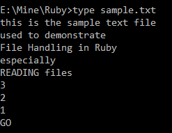 Reading Files in Ruby