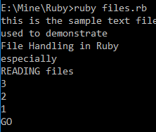 Reading Files in Ruby