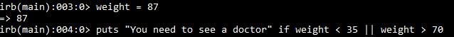if condition with logical or operator in Ruby