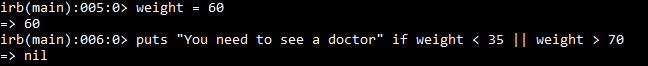 if condition with logical or operator in Ruby