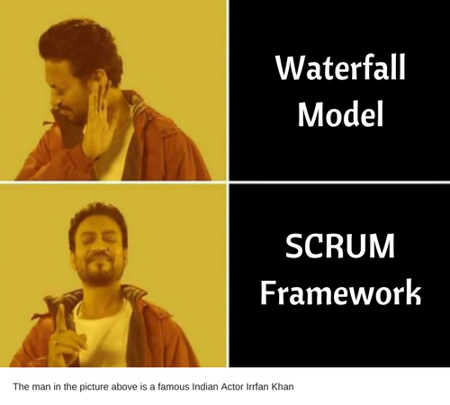 Waterfall Model was superseded by SCRUM Framework