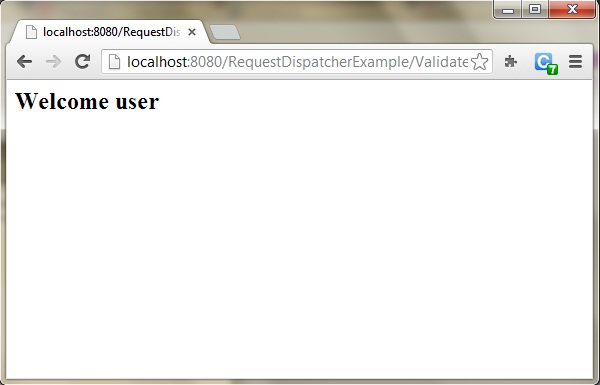 request dispatcher example